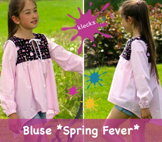 Ebook - Mädchen Bluse Spring Fever Gr. 86 - 164 - klecksMACS